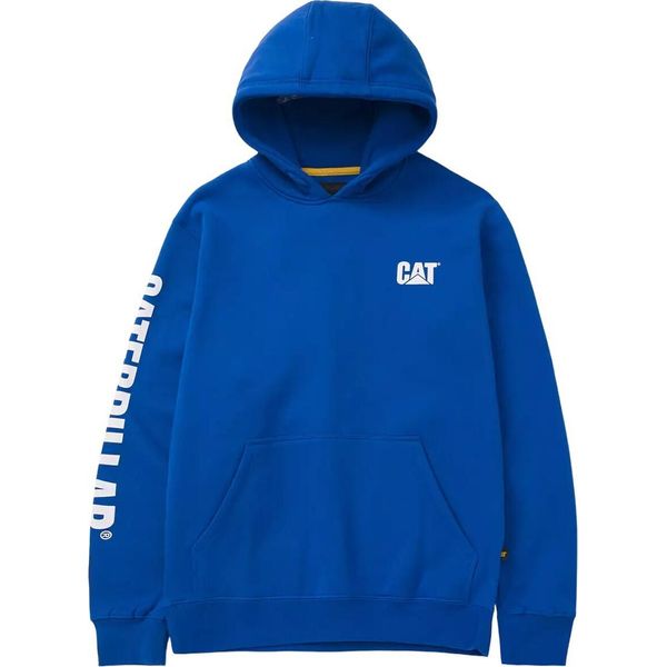 Caterpillar - Felpa Con Cappuccio "Trademark Banner"" Da Uomo FS10802 (3XL) (Memphis Blue)"-image