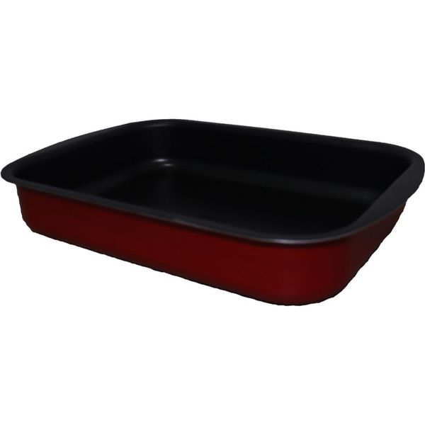 Teglia Da Forno Ibili-Venus, Alluminio, 35X24X6 Cm, 3,5 L, Rosso-image
