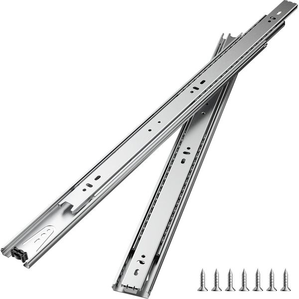 Guide Per Cassetti Succebuy Montaggio Laterale 50 Cm, 10 Coppie, Portata 45 Kg-image