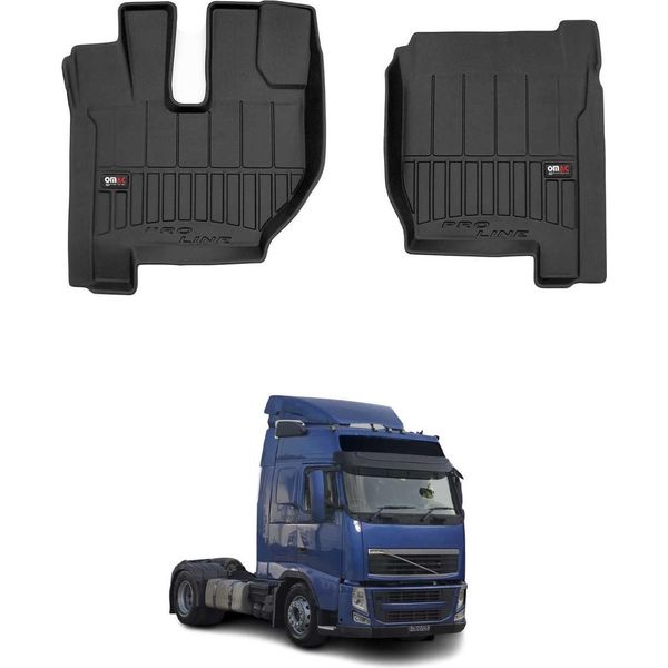 2009-2014 Volvo Fh Tappetini Tpe Nero 2 Pz-image