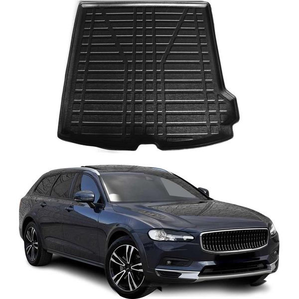 Vaschetta Portaoggetti Vaschetta Portaoggetti Per Volvo V90 Cross Country 2016-2025 Gomma Tpe-image