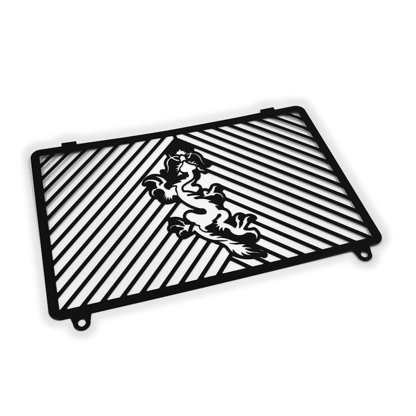 Copriradiatore Zieger Compatibile Con Kawasaki Z 750 | Z 1000 Bj 2003-06 Dragon Nero-image