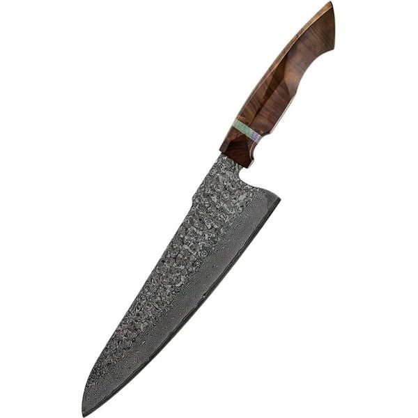 Coltello Da Cucina Damasco YU-37467 - Chef/Brown KP37467-image