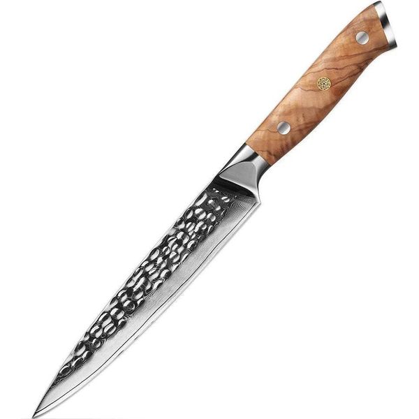 Coltello Da Cucina Damasco ZA-37477 - Utile/Marrone KP37477-image
