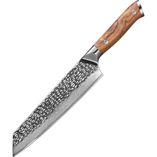 Coltello Da Cucina In Damasco ZA-37481 - Kiritsuke/Brown KP37481-image