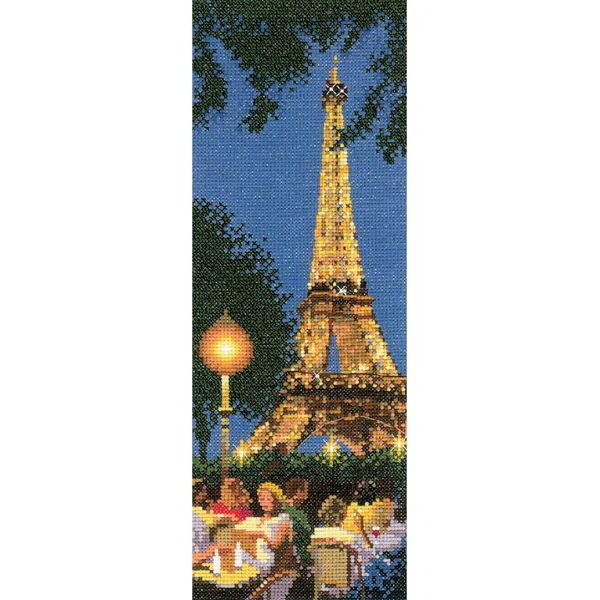 Set Punto Croce Heritage Aida "Parigi (A)"", Schema Contato, JCPA565-A, 31X11Cm"-image