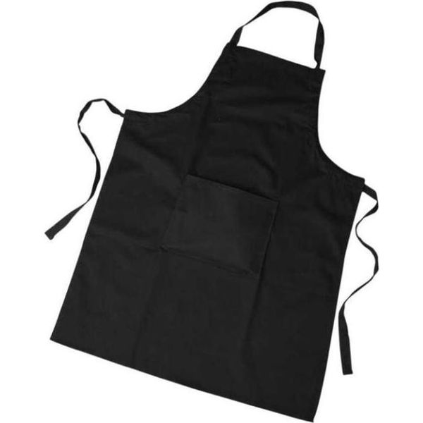 Creativ Company Grembiule In Cotone Nero Con Scatola, 89 X 66 Cm-image