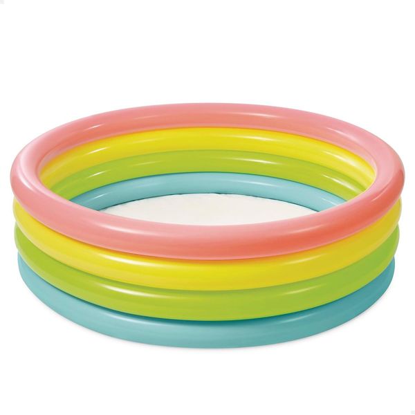 Intex 56441NP - Piscina Per Bambini - Piscina Per Bambini Sunset Glow, Piscina Per Bambini A 4 Anelli (168X46Cm)-image