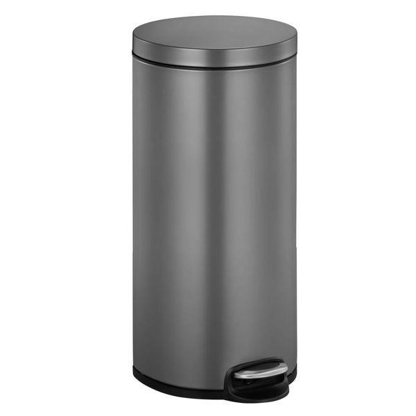 Eko - Serene Treteimer 30 Liter - Stainless Steel Plastic - Platin-image