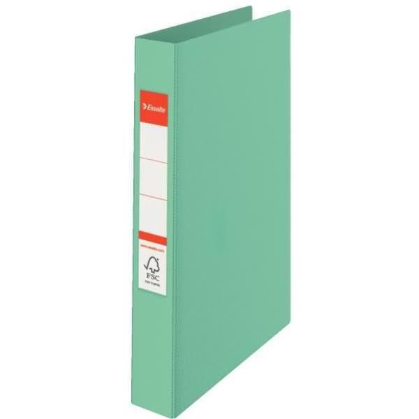 Esselte - Raccoglitore Ad Anelli Colour'breeze, 2 Anelli, Pp, Ft A4, Con Copertina Rigida, Verde-image