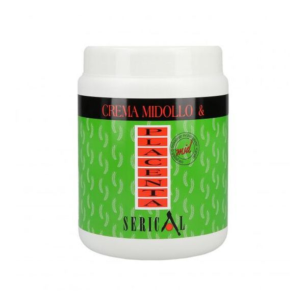 Kallos Serical Crema Midollo & Placenta Maschera Con Estratto Di Placenta Vegetale Per Capelli Secchi E Danneggiati, 1000Ml-image