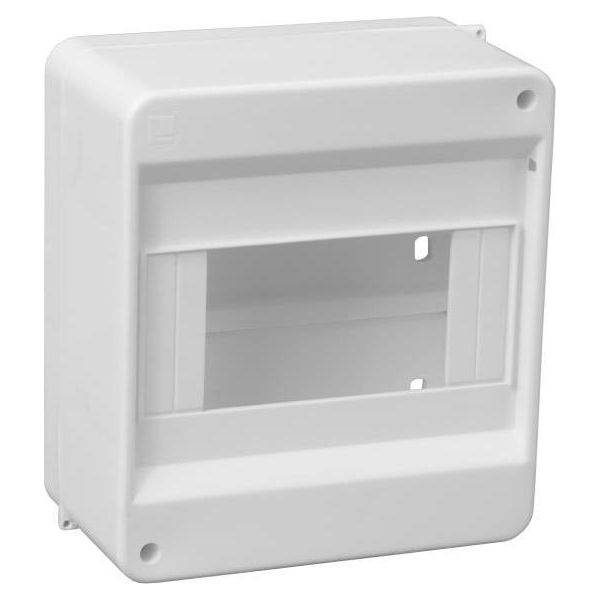 Quadro Di Distribuzione Piccolo Montato In Superficie 6 Moduli Scatola Portafusibili Scatola Di Distribuzione-image