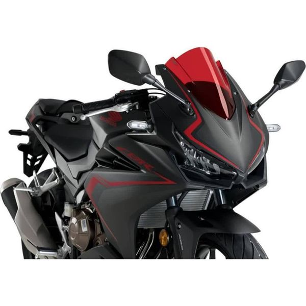 Cupolino Puig Z-Racing Rosso 305X265Mm Per Honda Cbr R-image