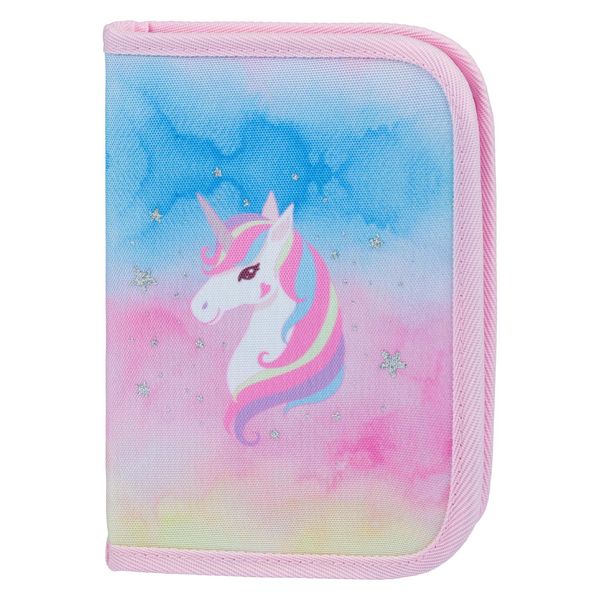 Baagl Astuccio Per La Scuola A Un Piano Rainbow Unicorn-image