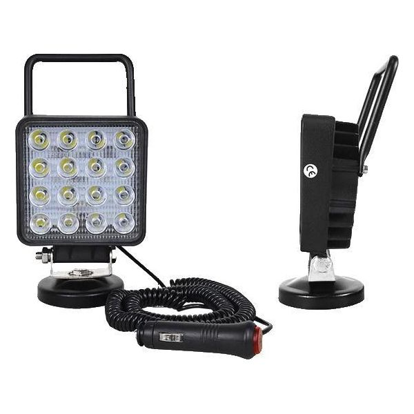 Luce Da Lavoro A Led, Portatile, Base Magnetica, 48W Flood-image