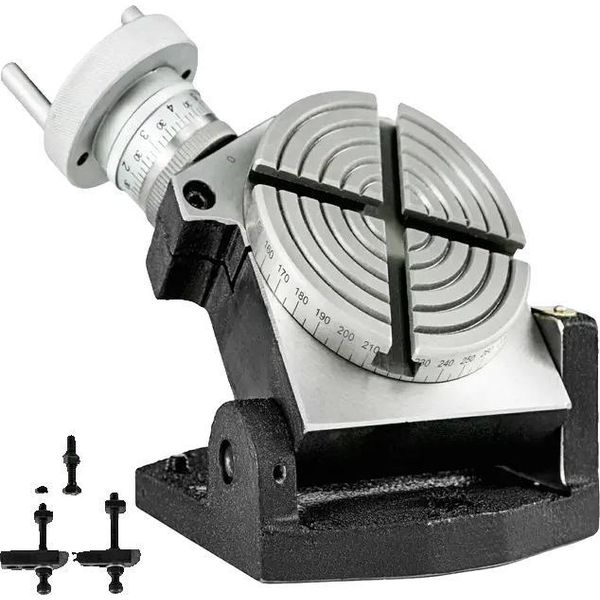 Tavola Rotante Per Fresatrice, 100MM 150MM 200MM, Foratura Con Indicizzazione-image