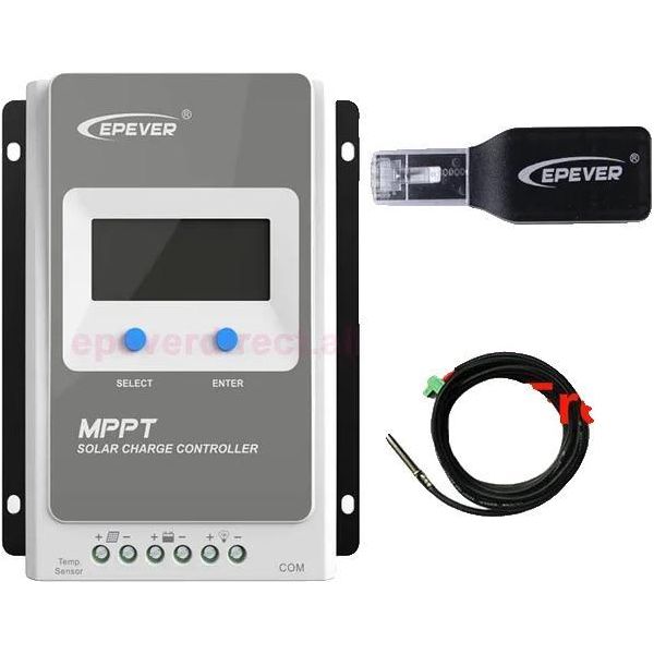 Regolatore Di Carica Solare, Tecnologia Mppt, Alta Efficienza, Sensore Wifi 2210An-image