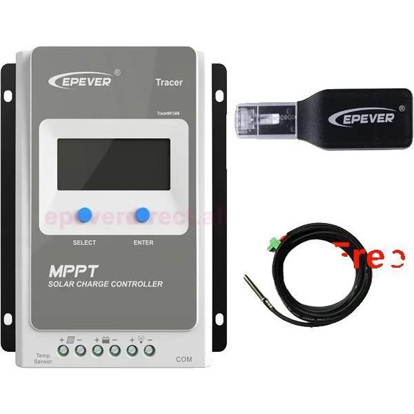 Regolatore Di Carica Solare, Tecnologia Mppt, Alta Efficienza, Sensore Wifi 3210An-image