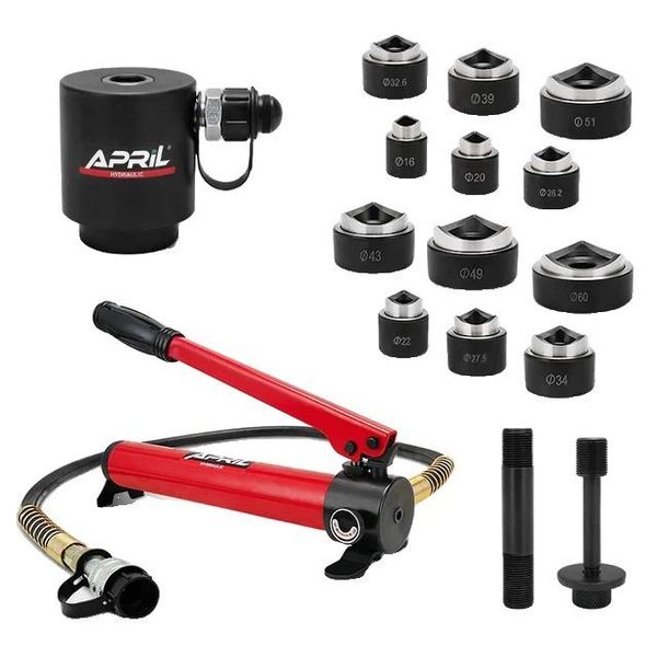 Armadio Di Distribuzione Per Travi A Ponte, Acciaio Inox, Apertura Fori Idraulica Manuale, SYK15AB Con CP-180-image