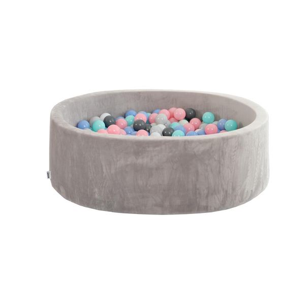 Home Deluxe - Piscina Di Palline In Velluto Con Palline Pastello Twirl Piscina Di Palline Per Bambini, Piscina Di Palline, Piscina Di Palline Per Interni, Piscina Di Palline Con Palline, Piscina Di Gioco Per Bambini-image