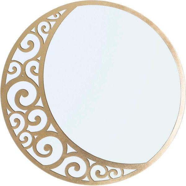 Furnlux Specchio Da Parete Luci Gold 72Cm / Colore Principale: Oro / Dimensioni: 72 X 72 X 1 Cm-image