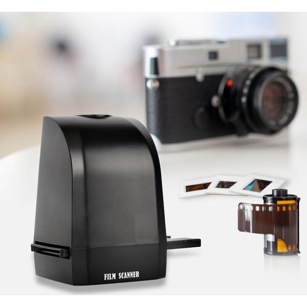 135 Scanner Per Pellicole E Diapositive - Scanner Negativo Portatile Con Sensore Cmos Da 8 Mp Per La Digitalizzazione Di Diapositive E Negativi Da 35 Mm-image