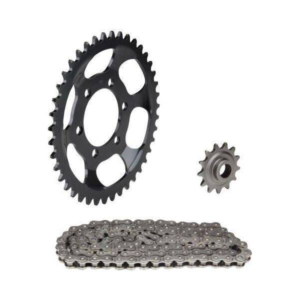 Set Di Catene 3 Pezzi Nero 13/43 Denti Per ZüNdapp Gts Ks 50 Tipo 517 529 / Super Sport 50 Tipo 517-35-image