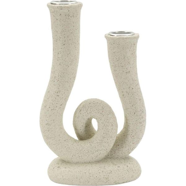 Mauro Ferretti Candeliere Stons 12X7X20 Cm Crema-image