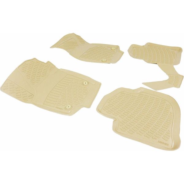 2012-2019 Seat Toledo Tappetini Personalizzabili Tpe Beige 4 Pz-image