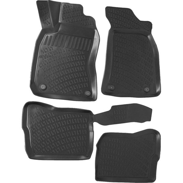 2001-2008 Skoda Superb Tappetini Personalizzabili Tpe Nero 4 Pz-image
