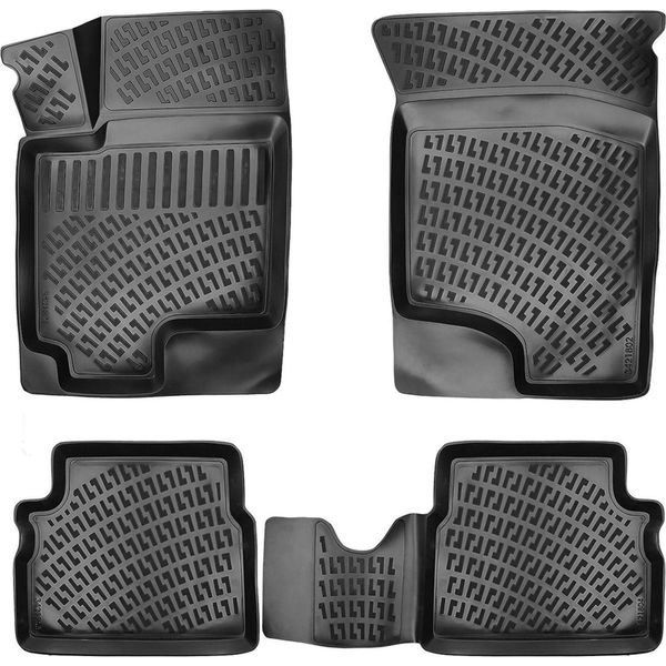 2002-2009 Hyundai Getz Hatchback Tappetini Personalizzabili Tpe Nero 4 Pz-image