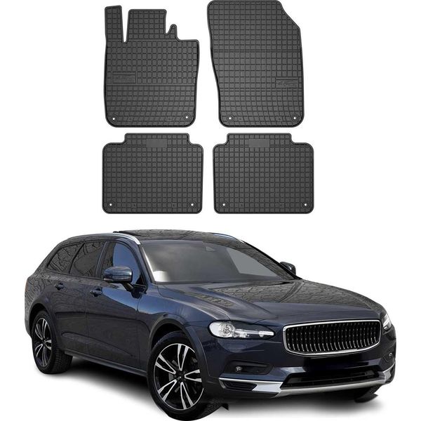 2016-2025 Volvo V90 Tappetini Tpe Nero 4 Pz-image