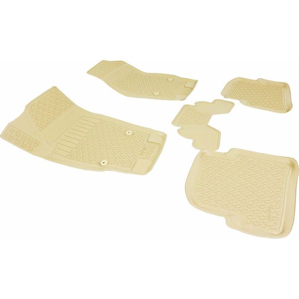2009-2017 Tappetini Seat Ibiza Personalizzabili Tpe Beige 4 Pz-image