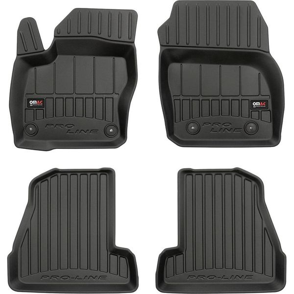 2011-2018 Ford Focus Mk3 Tappetini Tpe Nero 4 Pezzi-image