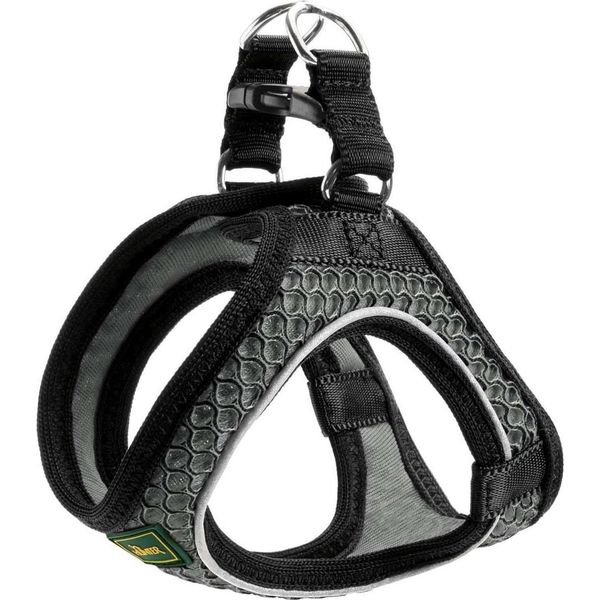 Pettorina Per Cani Hunter Hilo-Comfort Antracite Taglia S/M (48-55 Cm)-image