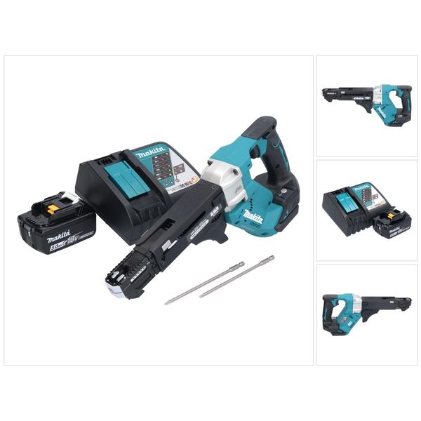 Makita DFR551RT1 Avvitatore Automatico A Batteria 25-55Mm Brushless 18V + 1X Batteria 5,0Ah + Caricabatterie-image