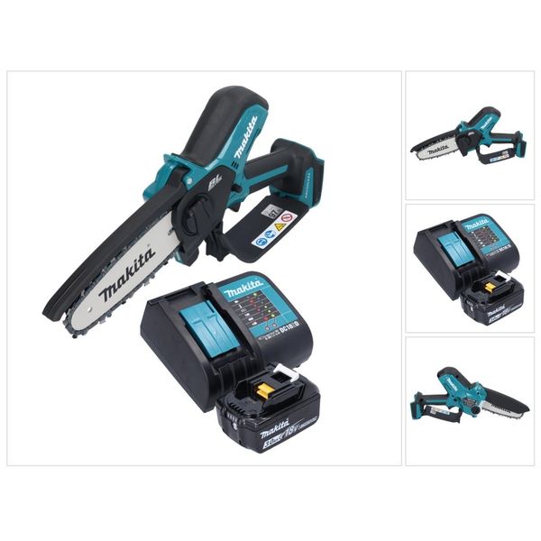 Motosega A Batteria Makita Duc 150 Sf 18 V 15 Cm Brushless + 1X Batteria 3,0 Ah + Caricabatterie-image