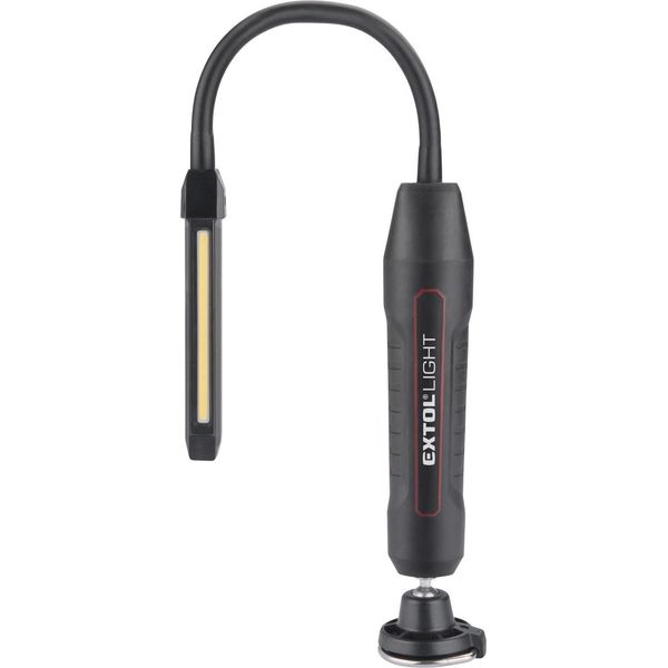 Extol Light Luce Da Lavoro, Flessibile, 500 Lm, Ricarica Usb, 500 Lm Cob 140 Lm Led-image