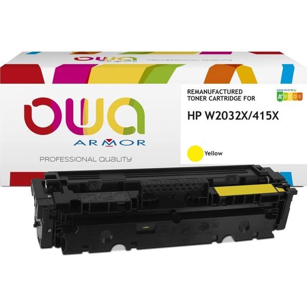 Toner Owa Compatibile Con Hp W2032X Giallo (6.000 P.) Compatibile Mps-image