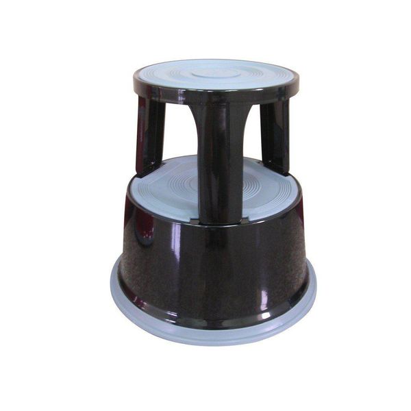 Q-Connect® KF04845 Sgabello Rotante In Metallo - Peso 5 Kg, Nero-image