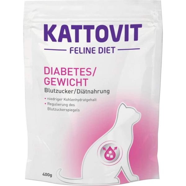 Kattovit Crocchette Alimentari Feline Diets Sacchetto Diabete/Peso 400 G-image