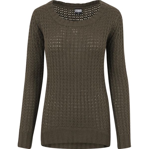 Urban Classics Donna Maglione Lungo A Collo Largo Oliva - S-image