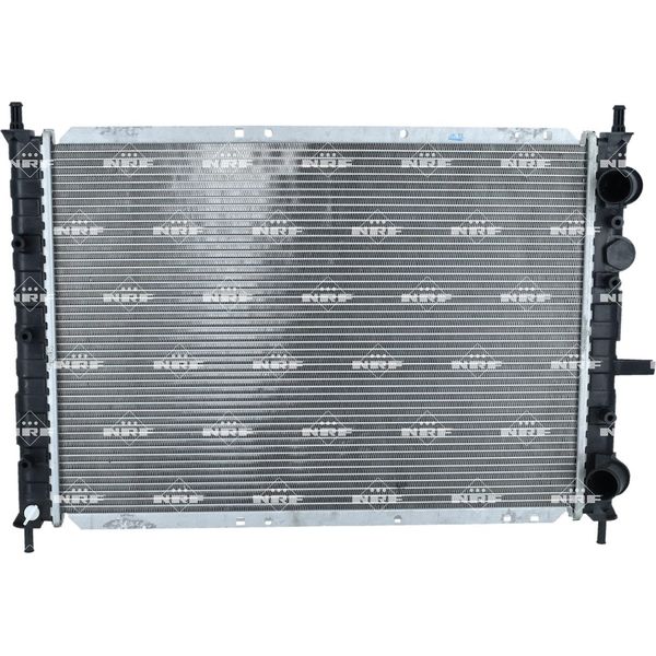 Radiatore Motore Raffreddamento Alette Saldate 555 - 394 Mm Alluminio Nrf Per Fiat Brava E Altri-image
