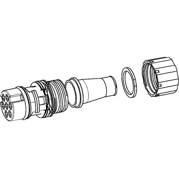 Set Di Connettori Di Linea Hella Per Daf Scania KÖGel Nooteboom Langendorf-image