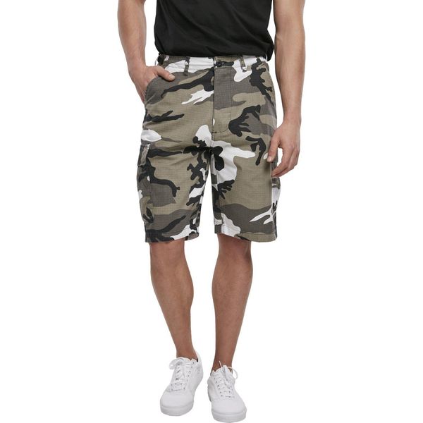 Brandit - Pantaloncini Bdu Ripstop In Cotone Camo Neve - 7XL-image