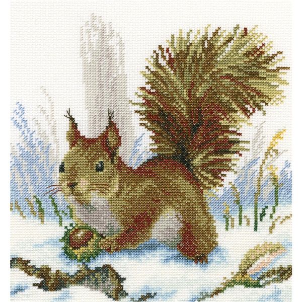Rto Set Punto Croce "Mattina D'inverno"" M330, Schema Di Conteggio, 20X20 Cm"-image