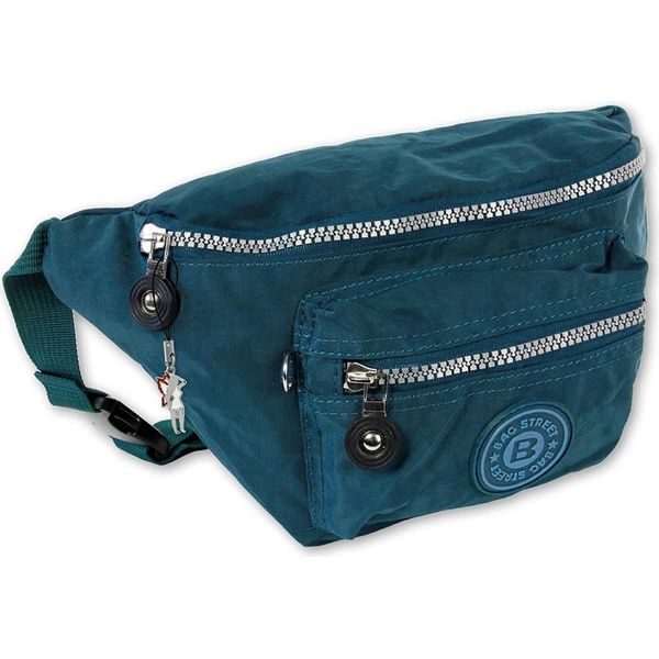 Borsa Street Nylon Ladies Men Fanny Pack Belt Bag Belt Bag Blue 27X10X16 - Incluso Ciondolo A Forma Di Fata D2OTJ506B-image