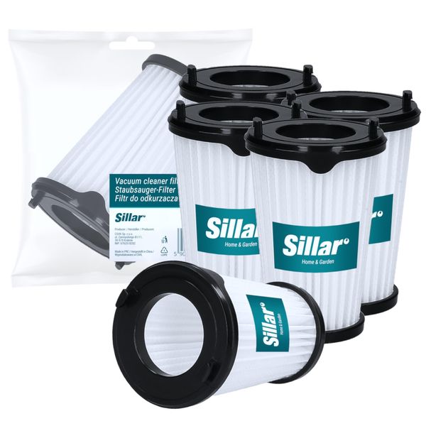 Filtro Interno Sillar 4× EF150 - Lavabile - Compatibile Con Aeg/Electrolux CX7/CX7-2 Ergorapido E Rapido - Set Di Filtri Di Ricambio-image