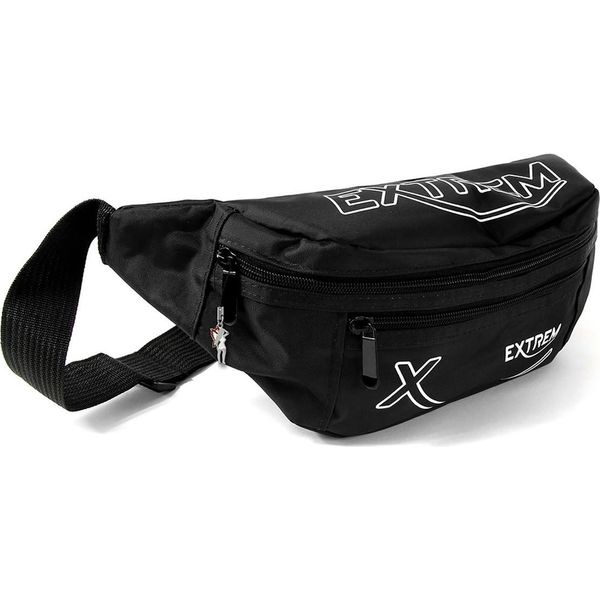Borsa Street In Nylon Borsa Da Donna Uomo Cintura Nera 28X9X12 - Incl. Ciondolo A Forma Di Fata D2OTJ508S-image