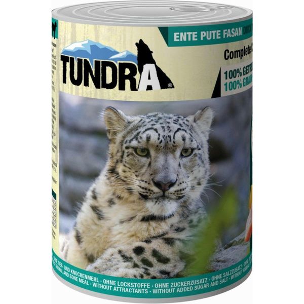 Tundra Cat Anatra, Tacchino, Fagiano In Scatola 400Gx6-image